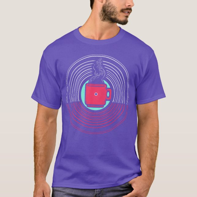 Espresso Vinyl Mädchen T-Shirt (Vorderseite)