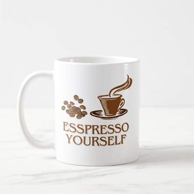 Espresso vous design Café ful Mug (Gauche)