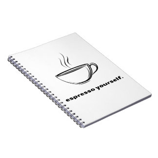 Espresso Yourself Coffee Lover Notizbuch Notizblock