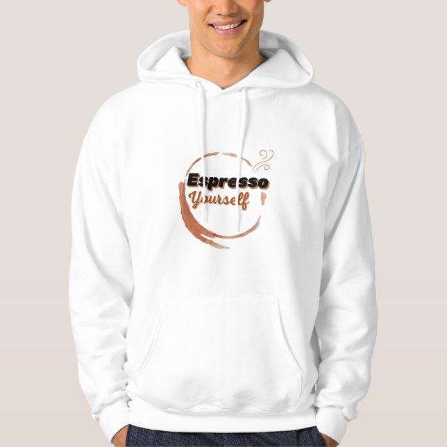 Espresso Yourself Coffee Sweatshirt (Vorderseite)