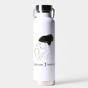 ☕ Espresso Yourself 💭 Trinkflasche