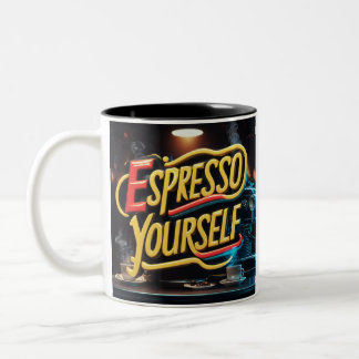 "Espresso Yourself" Zweifarbige Tasse