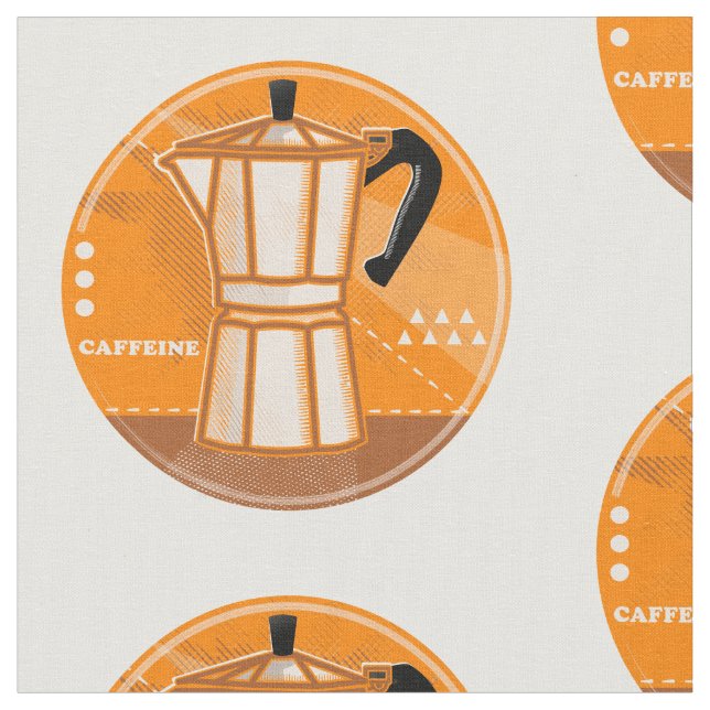 Espressokaffeemaschine Stoff (Nahaufnahme)