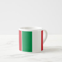 Espressotasse Italien Fahne