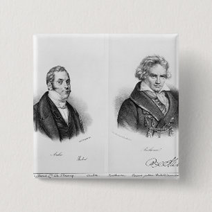 Esprit Auber und Ludwig van Beethoven Button