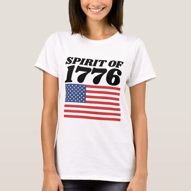 ESPRIT DE 1776 T-SHIRTS PATRIOTIQUES (Devant)