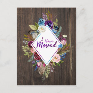 Esprit libre j'ai déplacé la carte postale