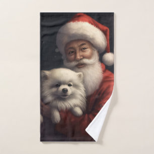 Esquimau américain avec le Père Noël Festive Noël