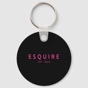 Esquire Est 2025 Women Lawyer Attorney Law School Schlüsselanhänger