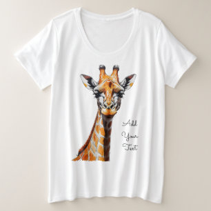 Esquisse de Giraffe au crayon couleur - Dessin art