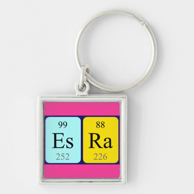 Esra Periodenschlüsselring Schlüsselanhänger (Vorne)