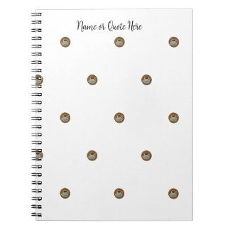 Esresso Coffee Spiral Photo Notebook Notizblock