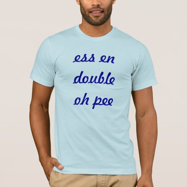 ess en-Doppeltoh Pipi T-Shirt (Vorderseite)
