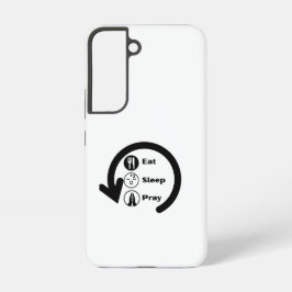 Ess Schlaf beten wiederholen Samsung Galaxy Hülle