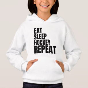 Ess Schlaf Hockey Wiederholung Hoodie