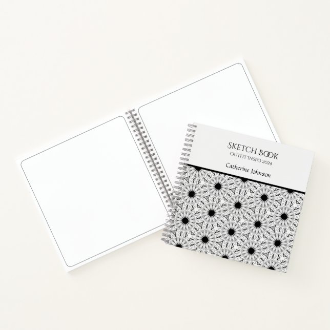 Essai - Carnet motif monochrome (Intérieur)