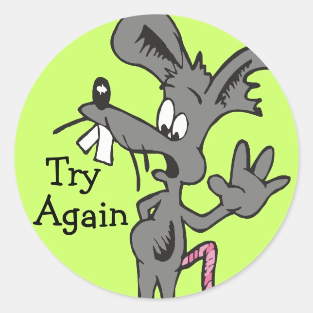 Essayer de nouveau Stickers (Devant)