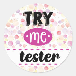 Essayer le étiquette de testeur Me