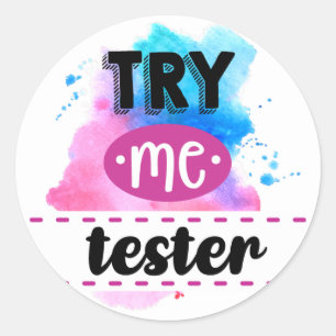 Essayer le étiquette de testeur Me