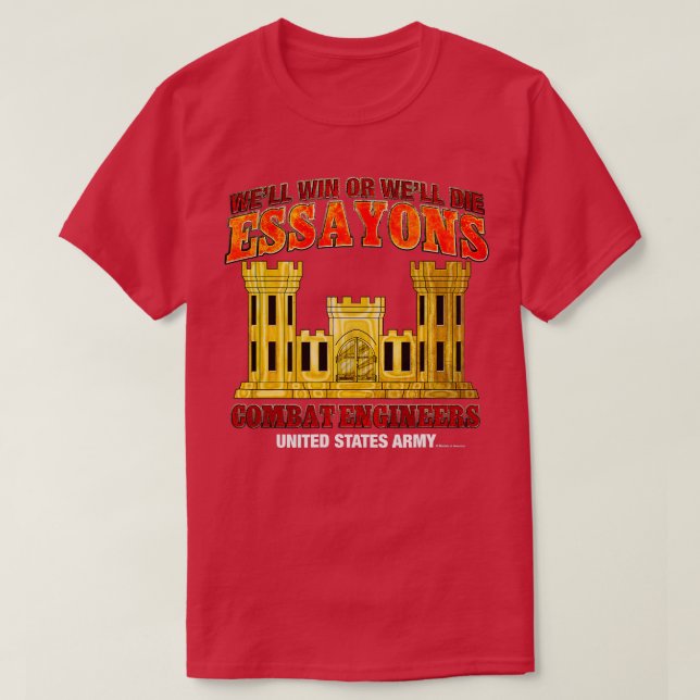 Essayons Combat Engineers T-Shirt (Design vorne)