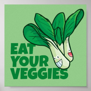 Essbar nach Belieben - Salat Poster