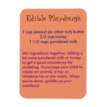Essbare Playdough Magnet