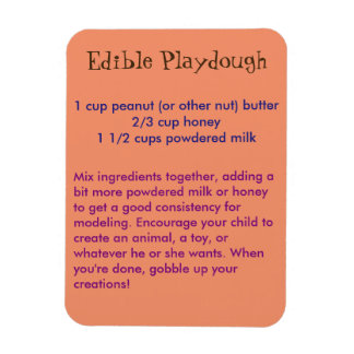 Essbare Playdough Magnet