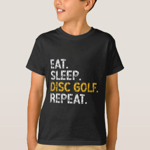 Esse Schlafe Disc Golf Wiederhole Disc Golf Spiele T-Shirt