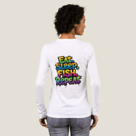 Esse Schlafe Fische Wiederhole Regenbogen Graffiti Tri-Blend Shirt