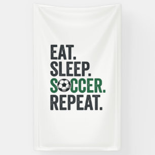 Esse Schlafe Fußball Wiederhole Vintage T-Shirt De Banner