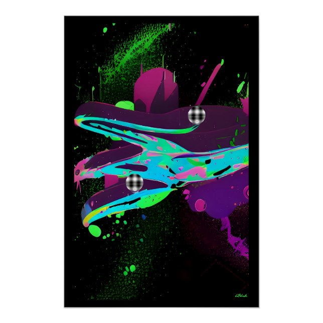 Esseloria - Ken Gage Abstrakt Poster (Vorderseite)