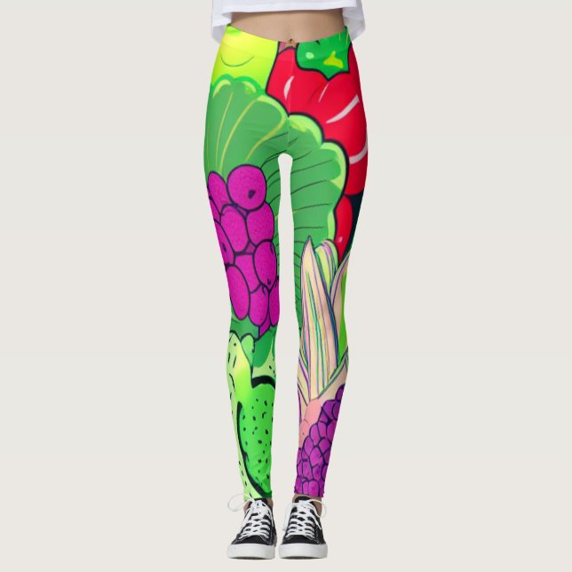 Essen als Medizin Leggings (Vorderseite)