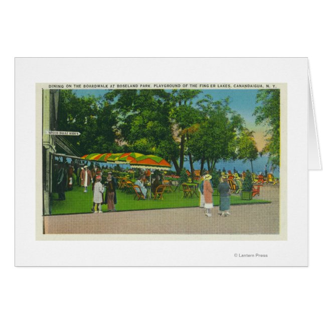 Essen auf dem Boardwalk in der Roseland Park Szene (Vorderseite (Horizontal))