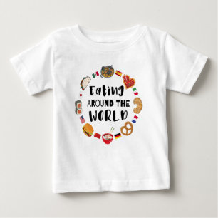 Essen auf der ganzen Welt Baby T-shirt