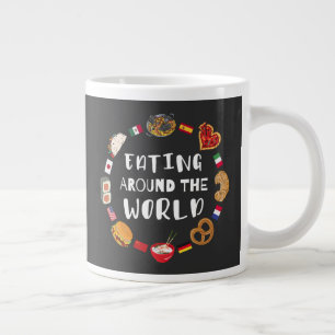 Essen auf der ganzen Welt Jumbo-Tasse