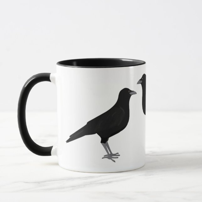 Essen der Krähen-Tasse Tasse (Links)