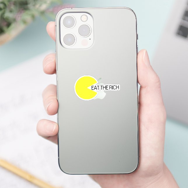 Essen die Reichen Aufkleber (Telefon)
