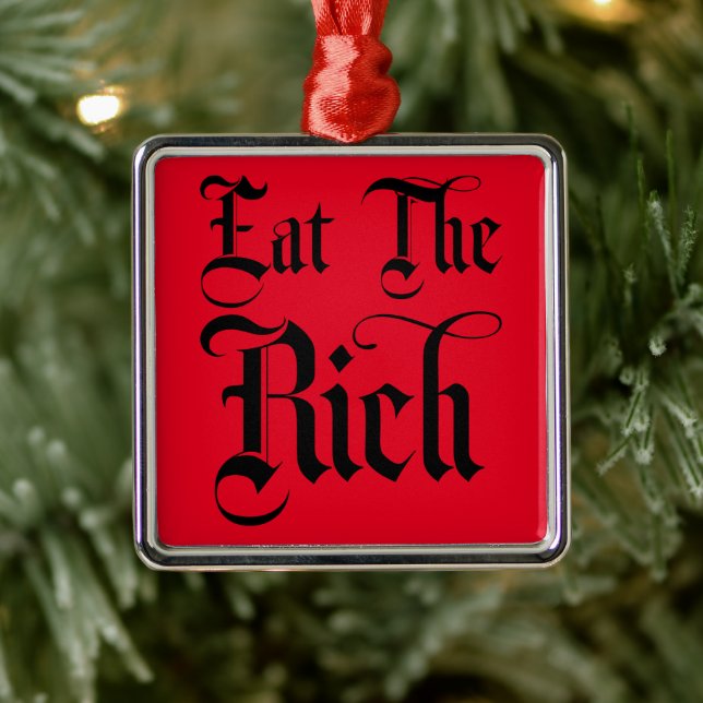 Essen die Reichen Ornament Aus Metall (Baum)