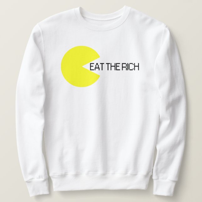 Essen die Reichen Sweatshirt (Design vorne)