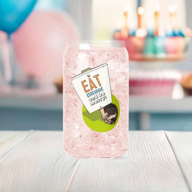 Essen Drink & Be Merry Igel Picket Signatur Dosenglas (Insitu (Baby Party))