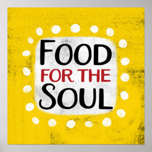 Essen für das Soul Poster Wall Art