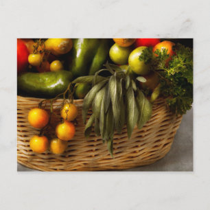 Essen - Gemüse - Salbei-Rat Postkarte