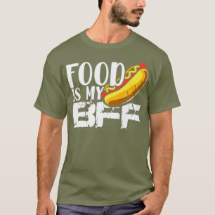 Essen ist meine BESTE FREUNDIN lustiger Hot Dog Gr T-Shirt