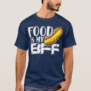 Essen ist meine BESTE FREUNDIN lustiger Hot Dog Gr T-Shirt