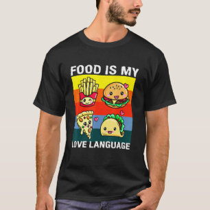 Essen ist meine Liebe Koch Feinschmecker Fast Food T-Shirt