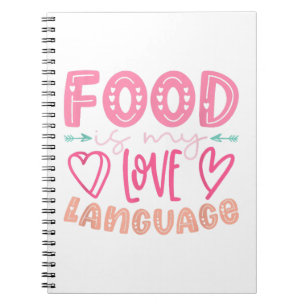 Essen ist meine Liebe - Retro-Food-Lover-Koch C Notizblock