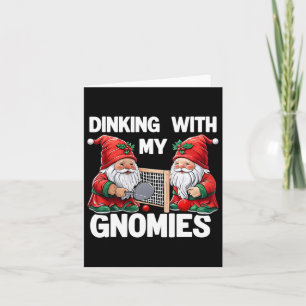 Essen mit meinen Gnomen Picklell Weihnachtsgnome P Karte