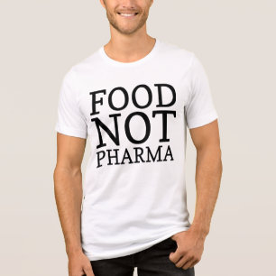 Essen nicht Pharma T-Shirt Bauernhöfe nicht Pharma Tri-Blend Shirt