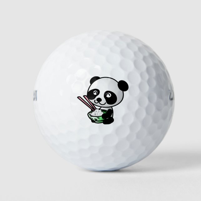 Essen Panda Golfball (Vorderseite)