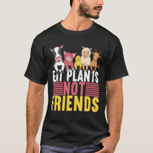 Essen Pflanze Freunde Veganen Veggie Veganismus T-Shirt